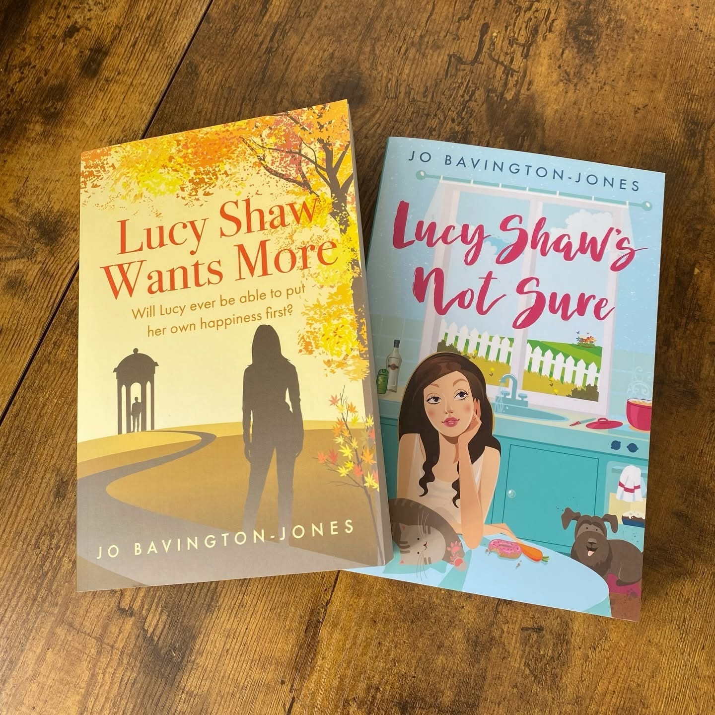 Retired my debut novels: Lucy Shaw’s Not Sure and Lucy Shaw Wants More